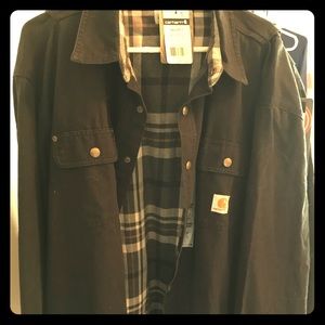 Men’s Carhartt Fleece Lined Button Up Shirt